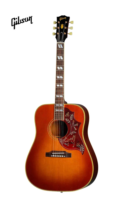 GIBSON 1960 HUMMINGBIRD MURPHY LAB LIGHT AGED ACOUSTIC GUITAR - CHERRY SUNBURST - Music Bliss Malaysia