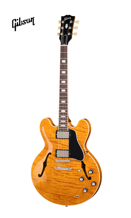 GIBSON ES-335 FIGURED SEMI-HOLLOWBODY ELECTRIC GUITAR - HONEY AMBER
