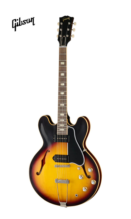 GIBSON CUSTOM 1962 ES-330 REISSUE ELECTRIC GUITAR - VINTAGE BURST, VOS