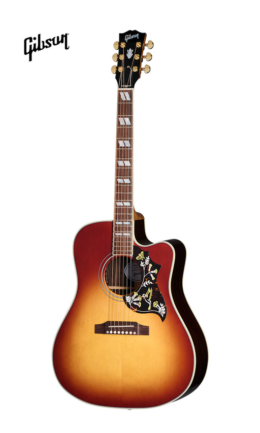 GIBSON ACOUSTIC HUMMINGBIRD STANDARD ROSEWOOD EC ACOUSTIC-ELECTRIC GUITAR - ROSEWOOD BURST