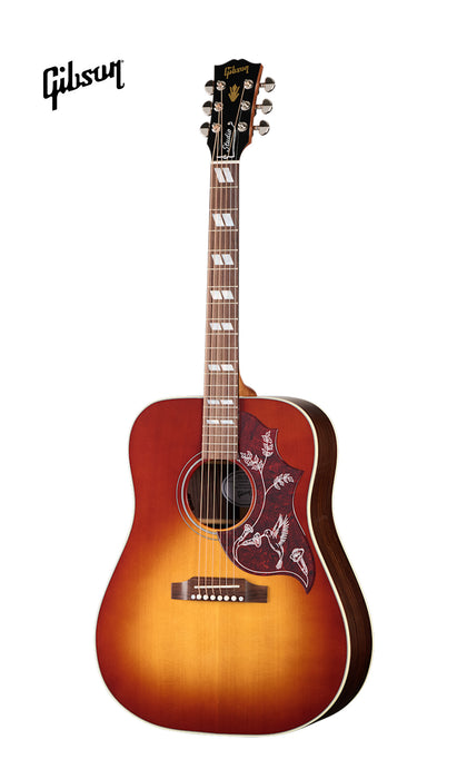 GIBSON ACOUSTIC HUMMINGBIRD STUDIO ROSEWOOD ACOUSTIC-ELECTRIC GUITAR - ROSEWOOD BURST WITH GLOSS TOP