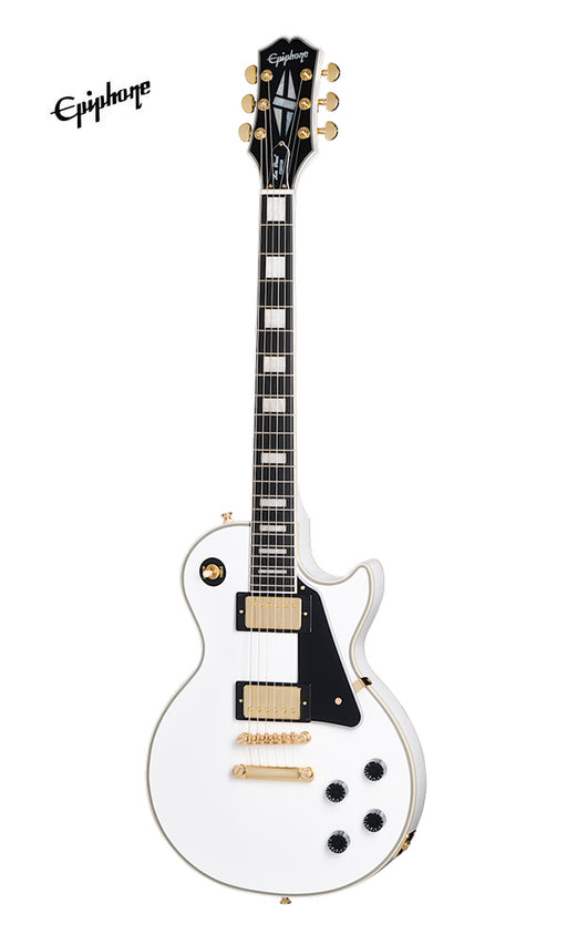 Epiphone Les Paul Custom with Premium Gigbag - Alpine White
