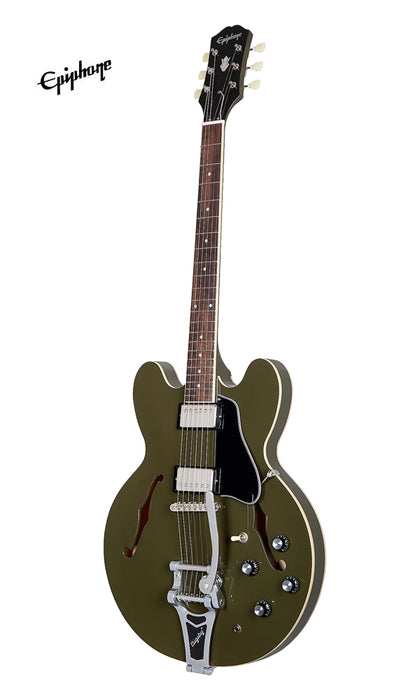 Epiphone Limited Edition ES-335 Bigsby Semi-Hollowbody Electric Guitar - Olive Drab