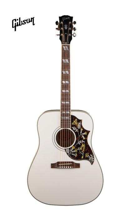 GIBSON ACOUSTIC HUMMINGBIRD MAPLE ACOUSTIC-ELECTRIC GUITAR - ALPINE WHITE
