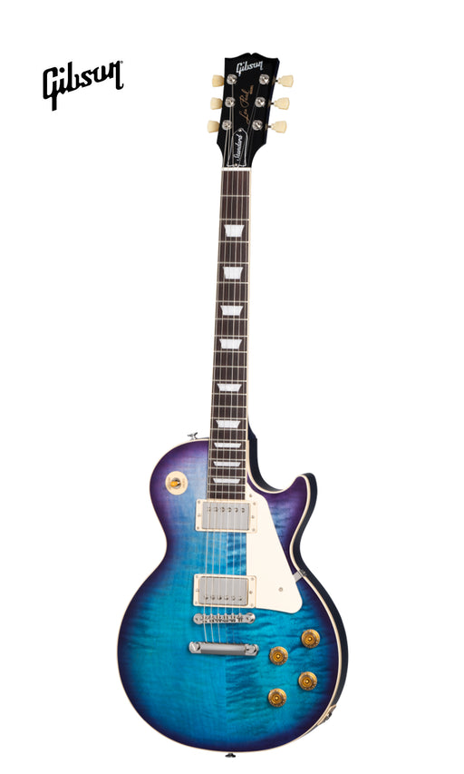 GIBSON LES PAUL STANDARD 50S FIGURED TOP ELECTRIC GUITAR - BLUEBERRY - Music Bliss Malaysia