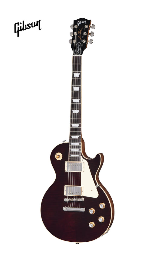 GIBSON LES PAUL STANDARD 60S FIGURED TOP ELECTRIC GUITAR - TRANS OXBLOOD - Music Bliss Malaysia