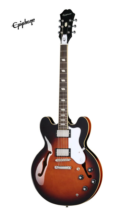 Epiphone Bonehead Riviera Semi-Hollowbody Electric Guitar - Dark Tobacco Sunburst