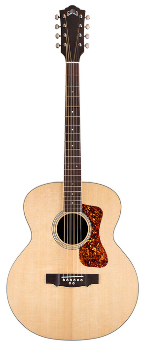 Guild BT-258E Baritone Deluxe Acoustic-Electric Guitar - Solid Spruce Top, Rosewood Back & Sides