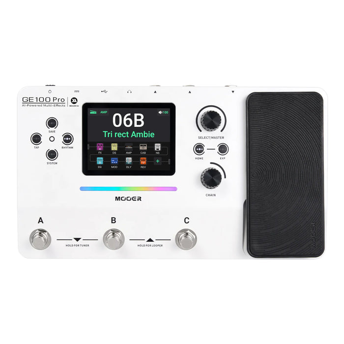 Mooer GE100Pro AI Intelligent Multi-Effects Pedal