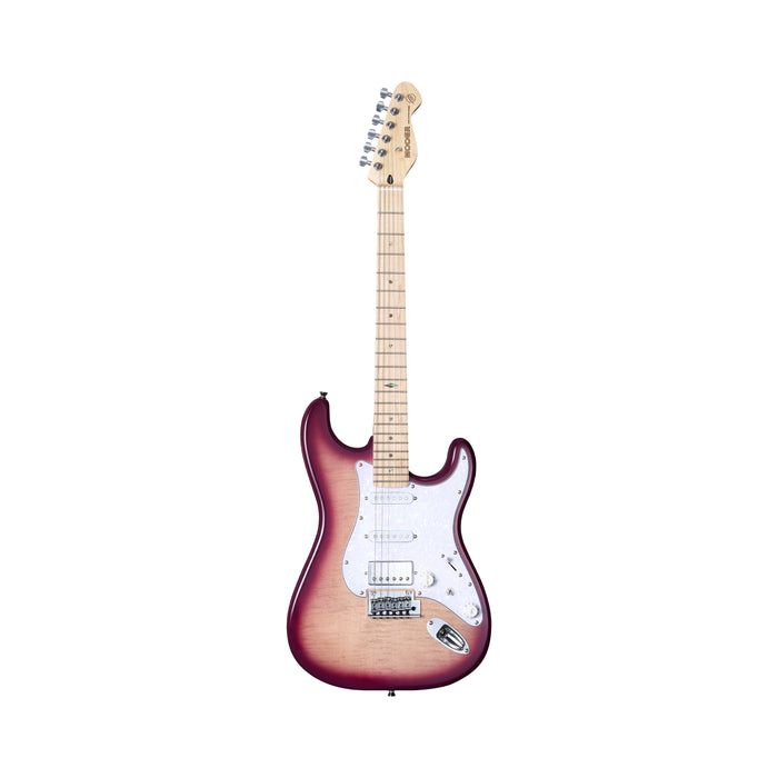 Mooer MSC30 Pro Rose Purple Electric Guitar