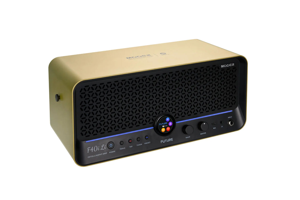 Mooer F40i AI Intelligent Amp with Lithium Battery - Imperial Gold