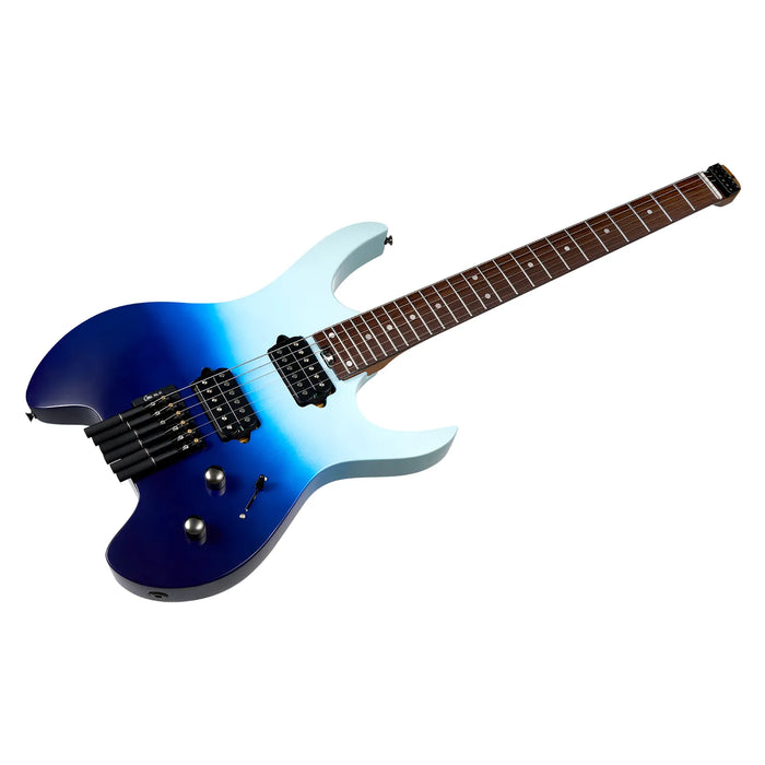 Mooer MHL50 Headless Electric Guitar - Sky Blue Gradient
