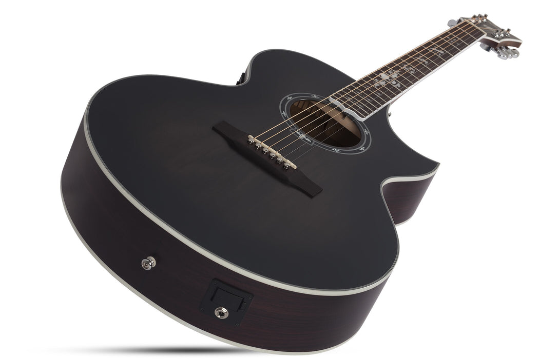 Schecter Synyster Gates SYN GA SC Acoustic-electric Guitar - Trans Black Burst Satin