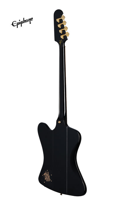 Epiphone Rex Brown Signature Thunderbird Electric Bass Guitar - Ebony - Music Bliss Malaysia