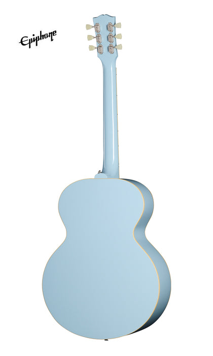 (Epiphone Inspired by Gibson Custom) Epiphone J-180 LS Acoustic-Electric Guitar - Frost Blue - Music Bliss Malaysia