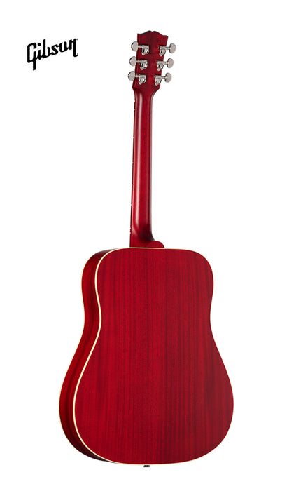 GIBSON ACOUSTIC HUMMINGBIRD STANDARD LEFT-HANDED ACOUSTIC-ELECTRIC GUITAR - VINTAGE CHERRY SUNBURST