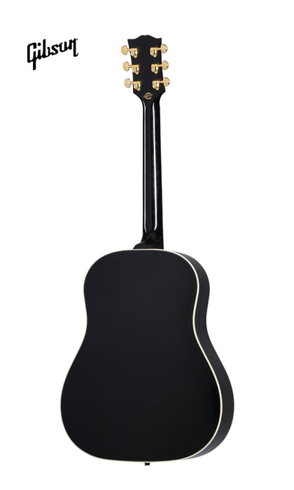 GIBSON J-45 CUSTOM ACOUSTIC-ELECTRIC GUITAR - EBONY - Music Bliss Malaysia