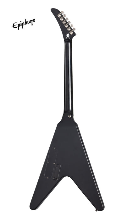 Epiphone Dave Mustaine Prophecy Flying V Figured Electric Guitar - Aged Dark Red Burst - Music Bliss Malaysia
