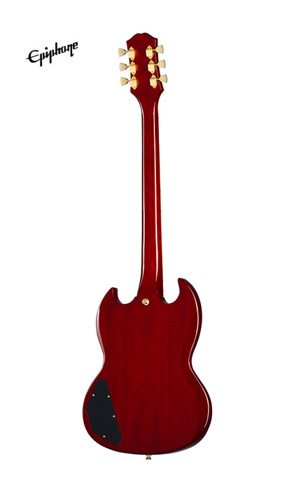Epiphone Joe Bonamassa 1963 SG Custom Electric Guitar, Case Included - Dark Wine Red - Music Bliss Malaysia