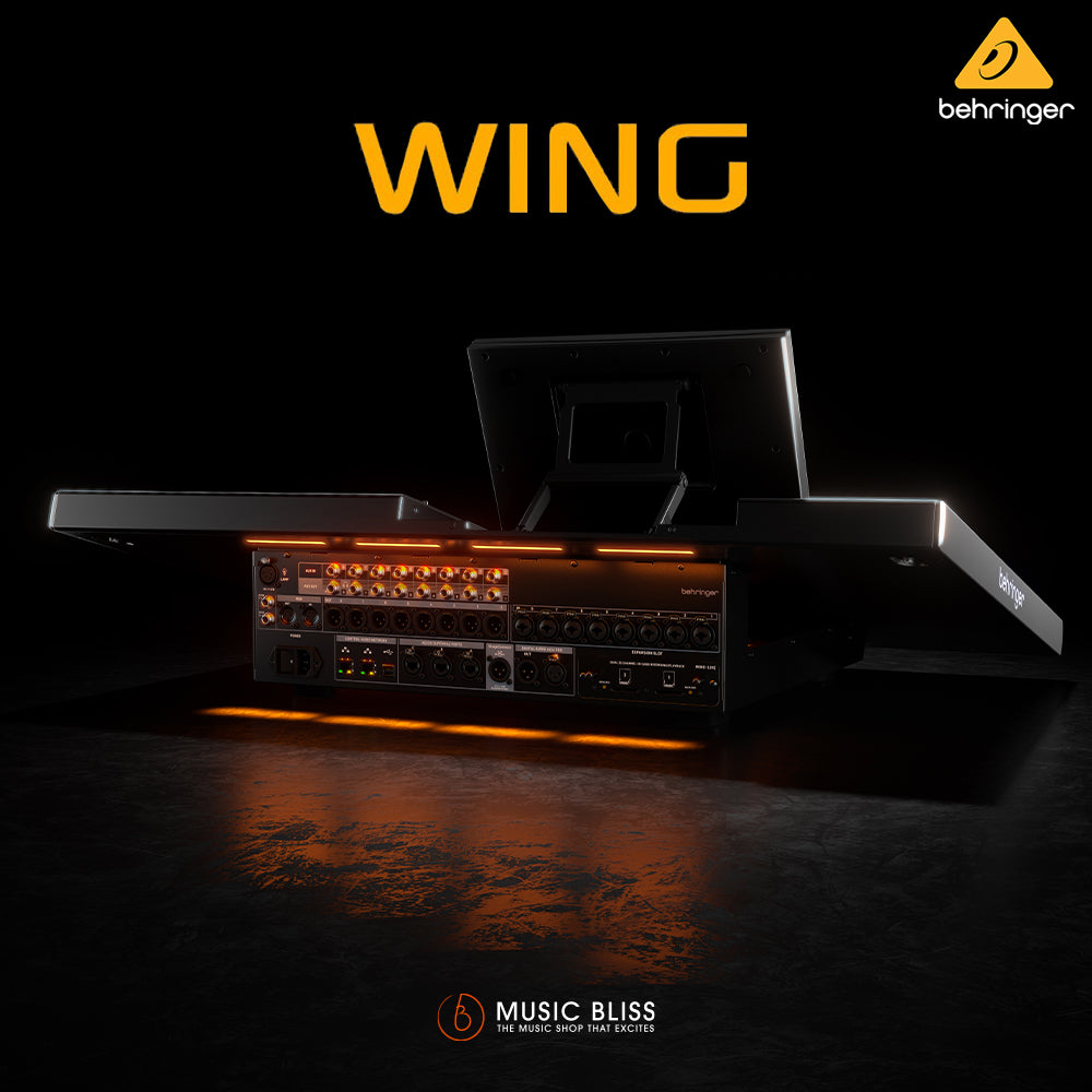 Behringer WING 48-channel Digital Mixer with Decksaver - Black (Free Upgrade Freight Case)