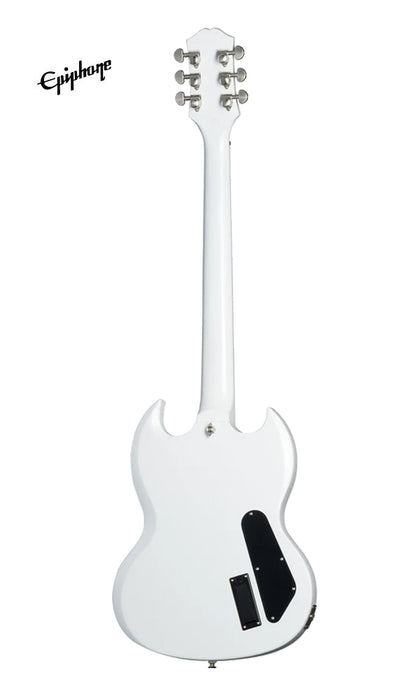 Epiphone SG Prophecy Left-handed Electric Guitar with Premium Gig Bag - Aged White Tiger