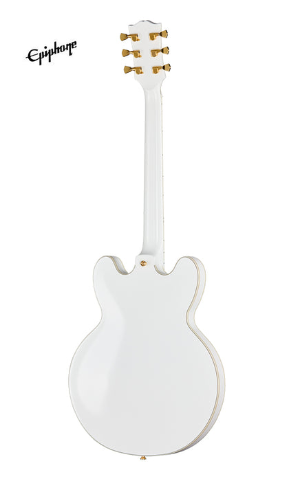 Epiphone Inspired by Gibson Custom Alex Lifeson 1976 ES-355 Reissue Electric Guitar - Alpine White