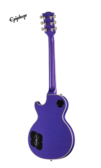 Epiphone Inspired by Gibson Custom Les Paul Custom Electric Guitar - Amethyst Sparkle