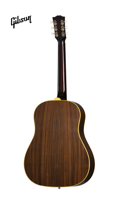 GIBSON 1942 BANNER SOUTHERN JUMBO MURPHY LAB LIGHT AGED ACOUSTIC GUITAR - VINTAGE SUNBURST - Music Bliss Malaysia