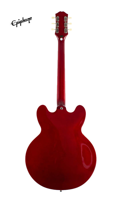 Epiphone 1962 Gibson ES-335 Reissue '60s Cherry Left-handed Semi-hollow Electric Guitar - Sixties Cherry