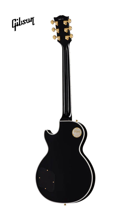 GIBSON CUSTOM LES PAUL CUSTOM LONG SCALE ELECTRIC GUITAR - EBONY