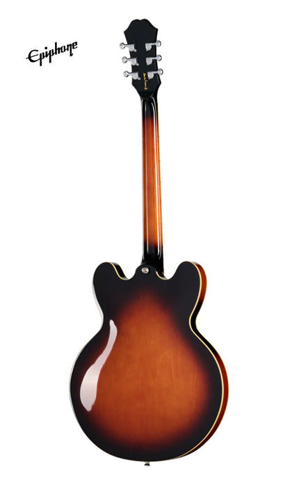 Epiphone Bonehead Riviera Semi-Hollowbody Electric Guitar - Dark Tobacco Sunburst