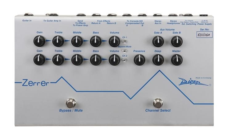 Diezel Zerrer 2-channel Preamp and Distortion Pedal