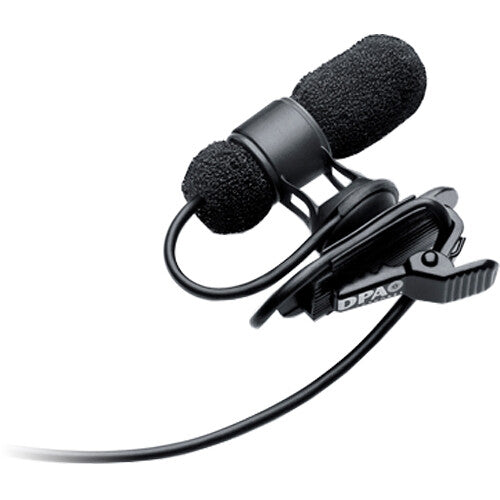 DPA Microphones 4080 CORE Lavalier Microphone, Black, MicroDot, with Clothing Clip
