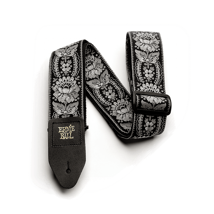 Ernie Ball 4150 Jacquard Guitar Strap - Royal Orleans Silver