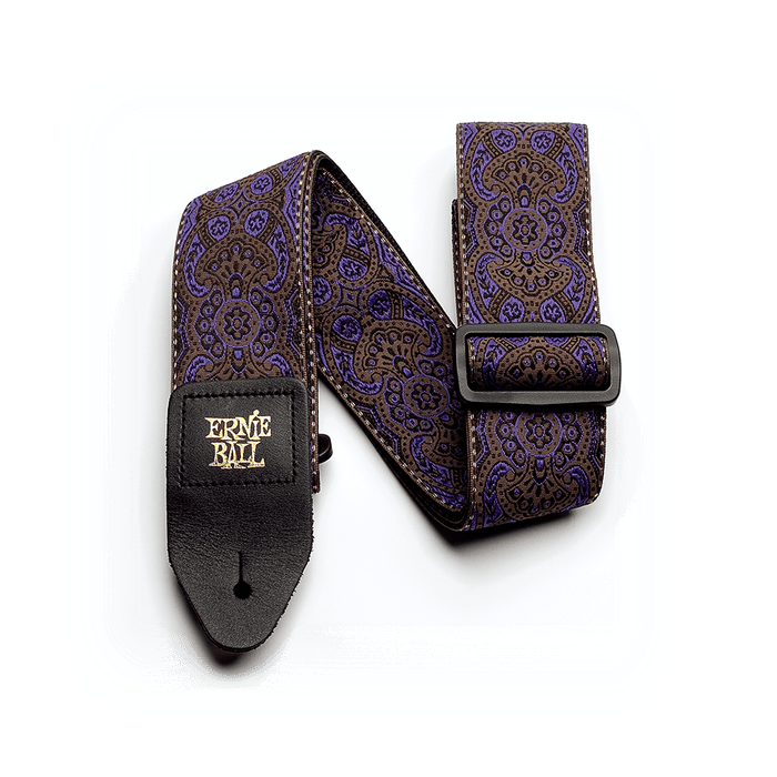 Ernie Ball 4164 Jacquard Guitar Strap - Purple Paisley