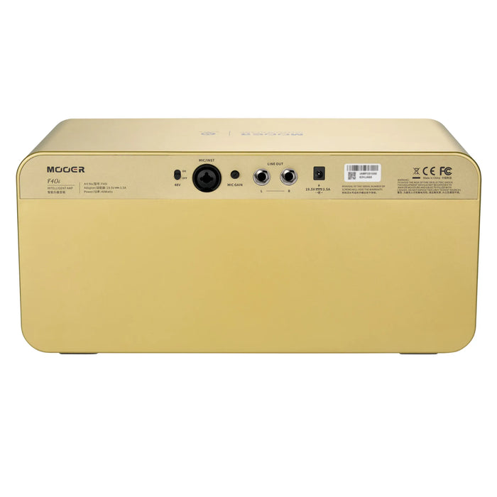 Mooer F40i AI Intelligent Amp - Imperial Gold