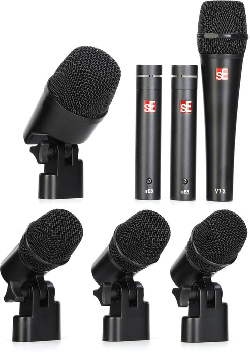 sE Electronics V Pack Arena Drum Microphone Package - Black