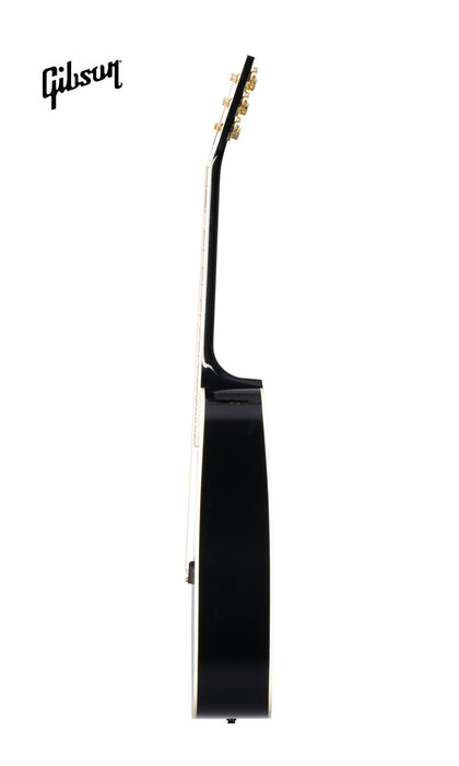 GIBSON J-45 CUSTOM ACOUSTIC-ELECTRIC GUITAR - EBONY - Music Bliss Malaysia