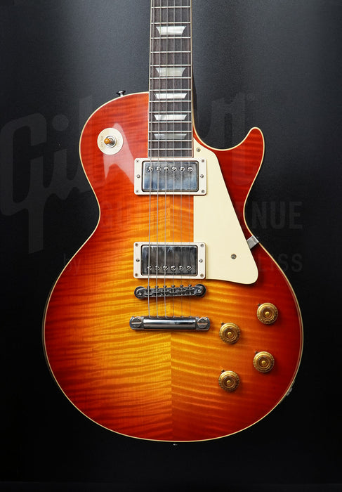 GIBSON MALAYSIA EXCLUSIVE MADE TO MEASURE 1959 LES PAUL STANDARD REISSUE VOS ELECTRIC GUITAR - SUNRISE TEA BURST - NH (HANDPICKED TOP)