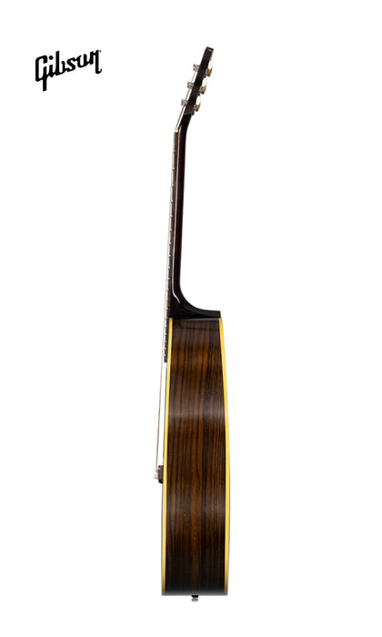 GIBSON 1942 BANNER SOUTHERN JUMBO MURPHY LAB LIGHT AGED ACOUSTIC GUITAR - VINTAGE SUNBURST - Music Bliss Malaysia