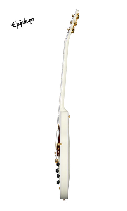 (Epiphone Inspired by Gibson Custom) Epiphone 1959 ES-355 Semi-Hollowbody Electric Guitar - Classic White