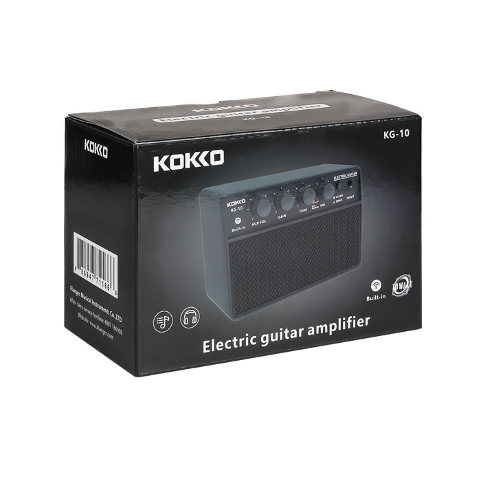 Kokko KG-10 Budget Beginner Portable Mini Modeling Electric Guitar Amp - 10W Rechargeable