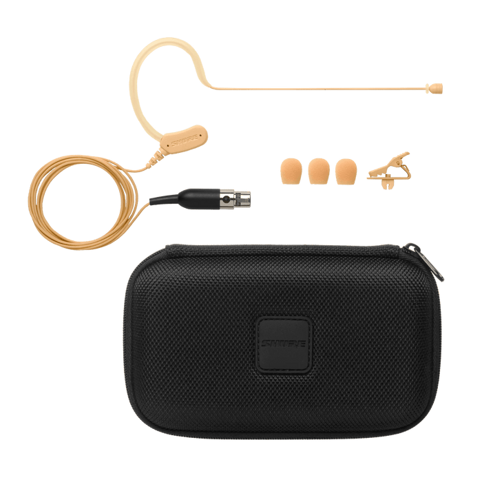 Shure MX153T/O Omnidirectional Earset Microphone for Shure Wireless - Tan