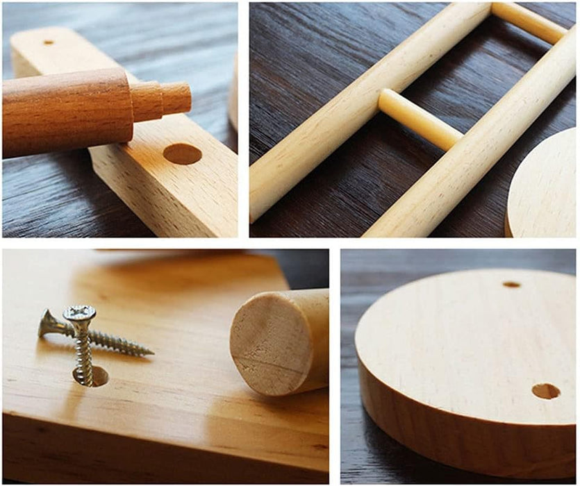 Bullet Groove Natural Wood Headphone Stand