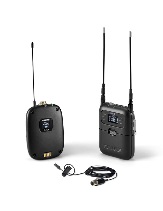 Shure SLXD15/DL4B Wireless Bodypack System with DL4B Lavalier Microphone