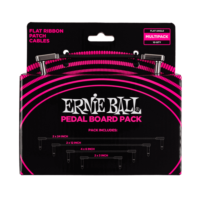 Ernie Ball 6224 Multipack Patch Cables - Black