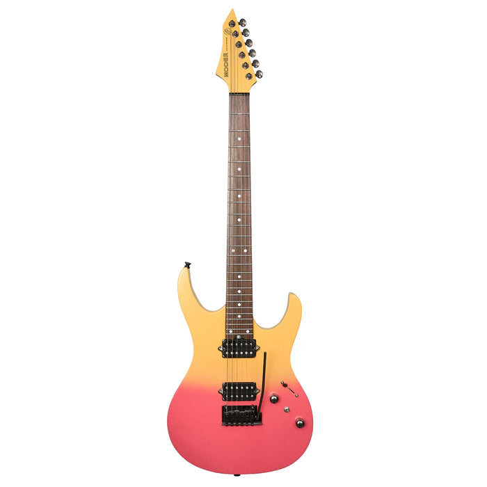 Mooer MMT50 Electric Guitar - Yellow Pink Gradient