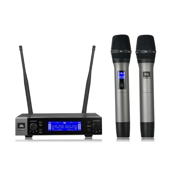 Complete Karaoke System Package with Dual Wireless Microphone System, 12" Passive Speakers, Karaoke Amplifier & 4TB Karaoke Player