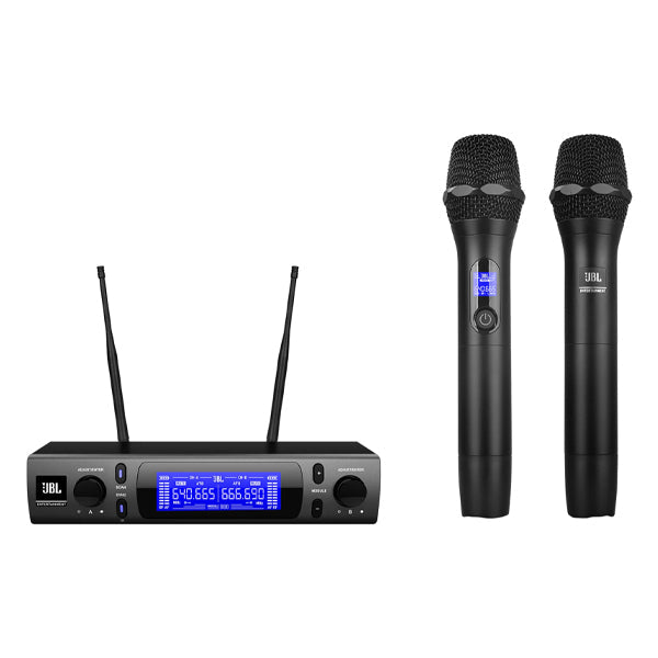 Complete Karaoke System Package with Dual Wireless Microphone System, 12" Passive Speakers, Karaoke Amplifier & 4TB Karaoke Player