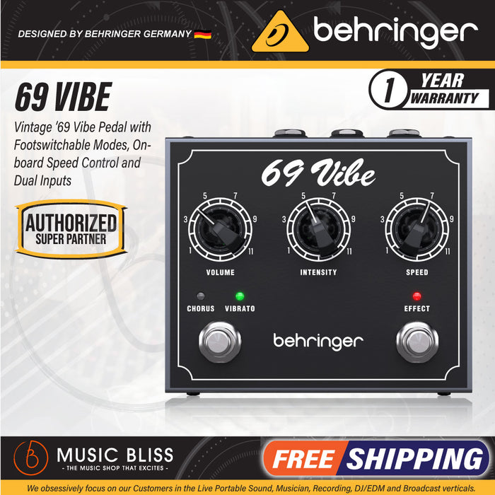 Behringer 69 Vibe Vintage ’69 Vibe Pedal